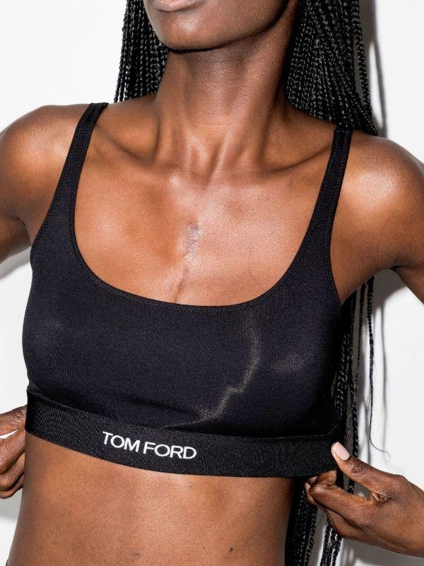 Browns TOM FORD Signature Logo-tape Bralette | Browns Bras