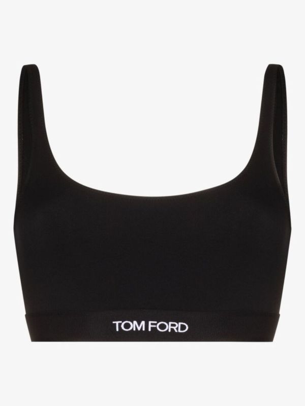 browns TOM FORD Signature logo-tape bralette | Browns Bras
