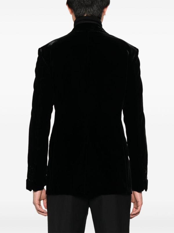Browns TOM FORD Single-breasted Velvet Blazer | Browns Blazers
