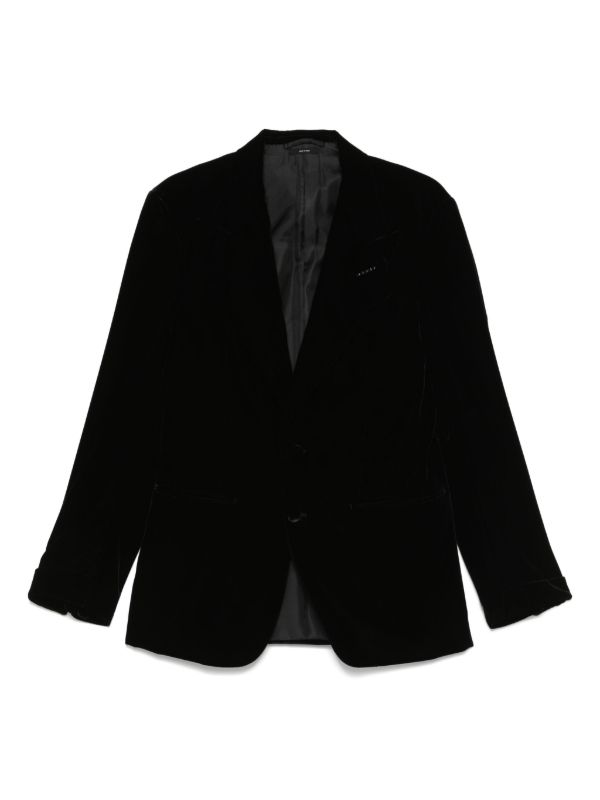 browns TOM FORD single-breasted velvet blazer | Browns Blazers
