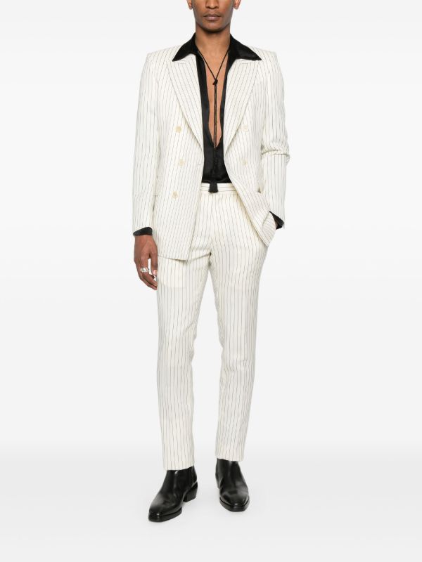 Browns TOM FORD Striped Trousers | Browns Tapered Pants