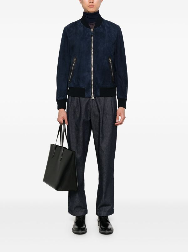 Browns TOM FORD Suede Bomber Jacket | Browns Leather Jackets