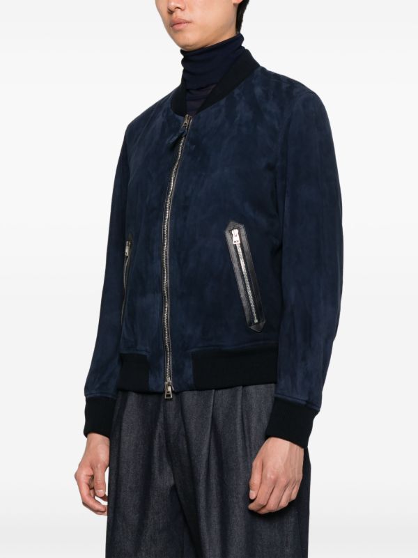 Browns TOM FORD Suede Bomber Jacket | Browns Leather Jackets