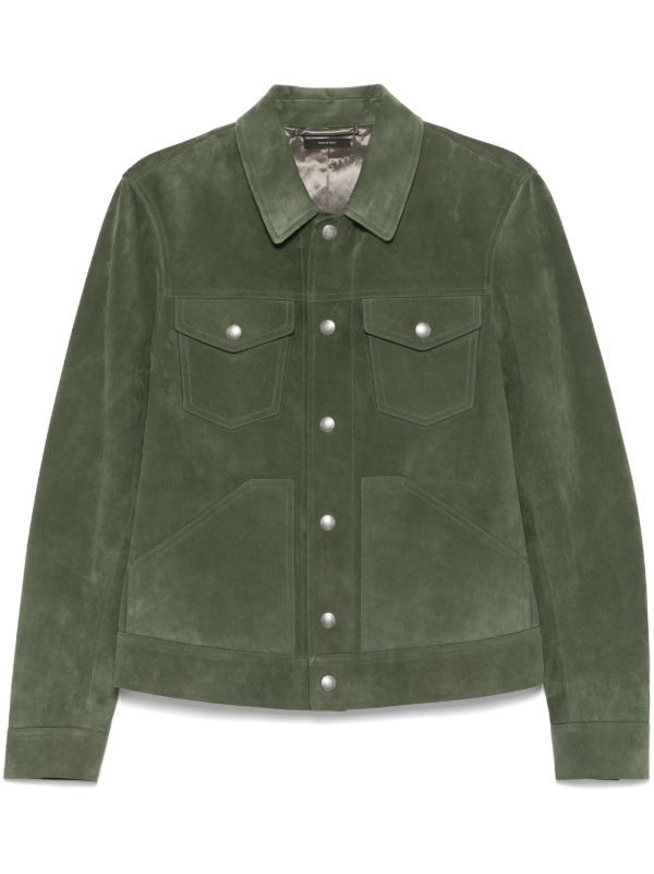browns TOM FORD Suede Shirt Jacket | Browns Shirt Jackets