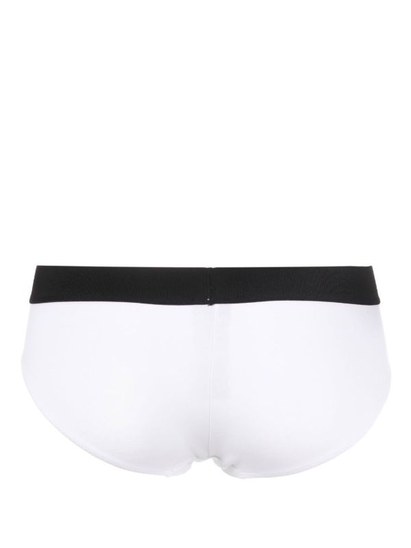 Browns TOM FORD White Logo Waistband Bikini Briefs | Browns Panties