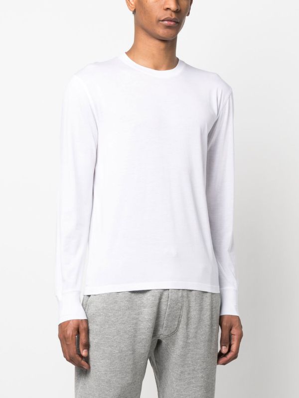 Browns TOM FORD White Long Sleeved Top | Browns T-Shirts