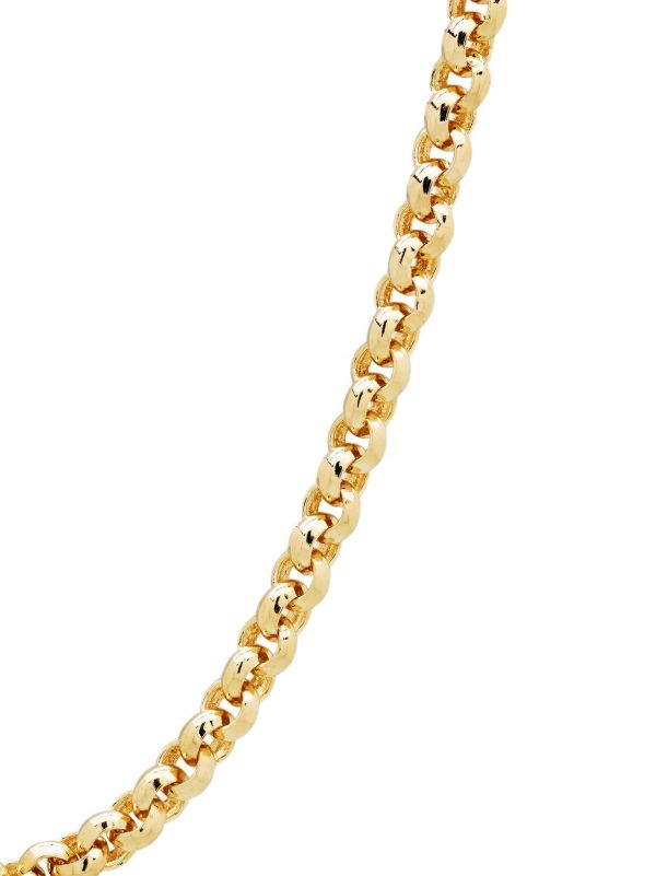 Browns Tom Wood 9K Gold Plated Curb Chain Necklace | Browns Necklaces