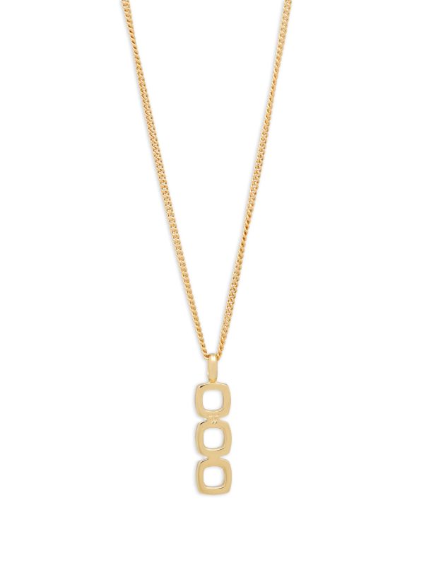 browns Tom Wood 9K Gold Plated Sterling Silver Pendant Necklace | Browns Necklaces