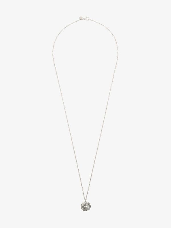 browns Tom Wood coin pendant necklace | Browns Necklaces