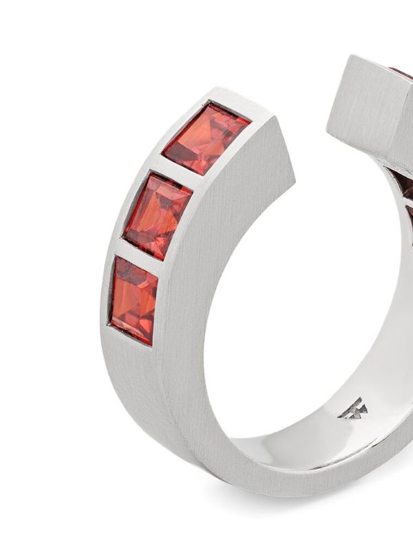 Browns Tom Wood Continuity Garnet Ring | Browns Rings