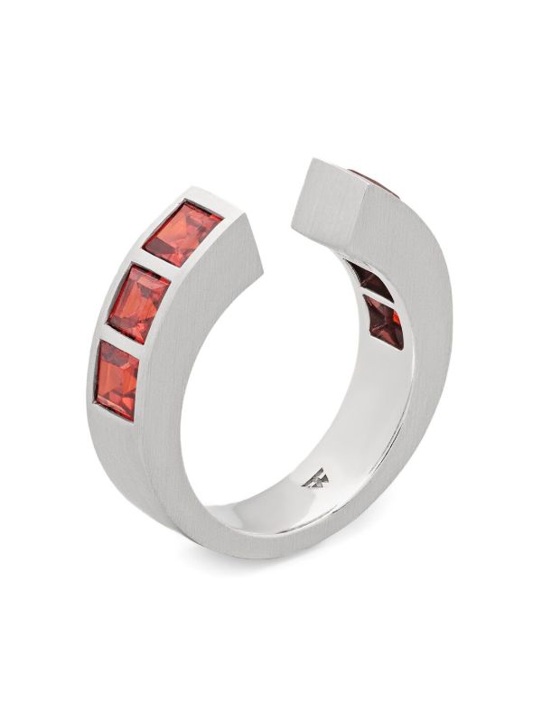 browns Tom Wood Continuity garnet ring | Browns Rings