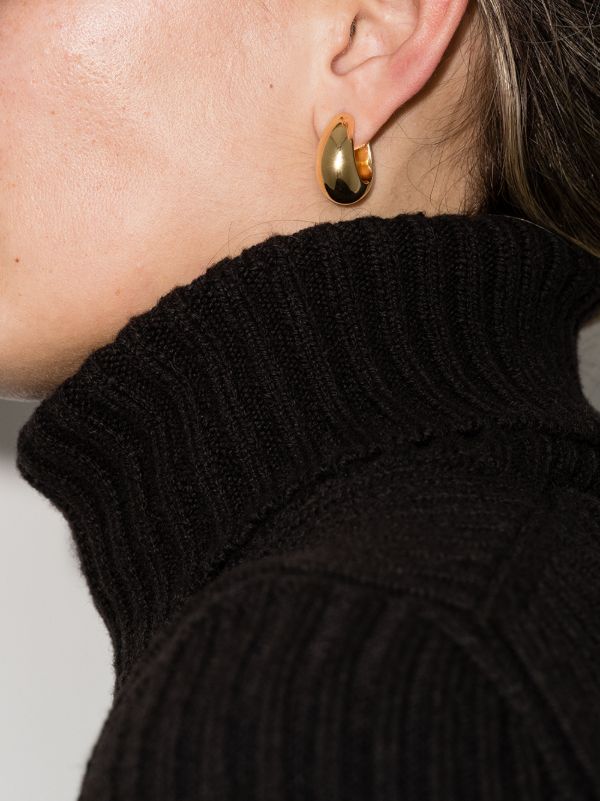Browns Tom Wood Gold-plated Ice Medium Hoop Earrings | Browns Earrings