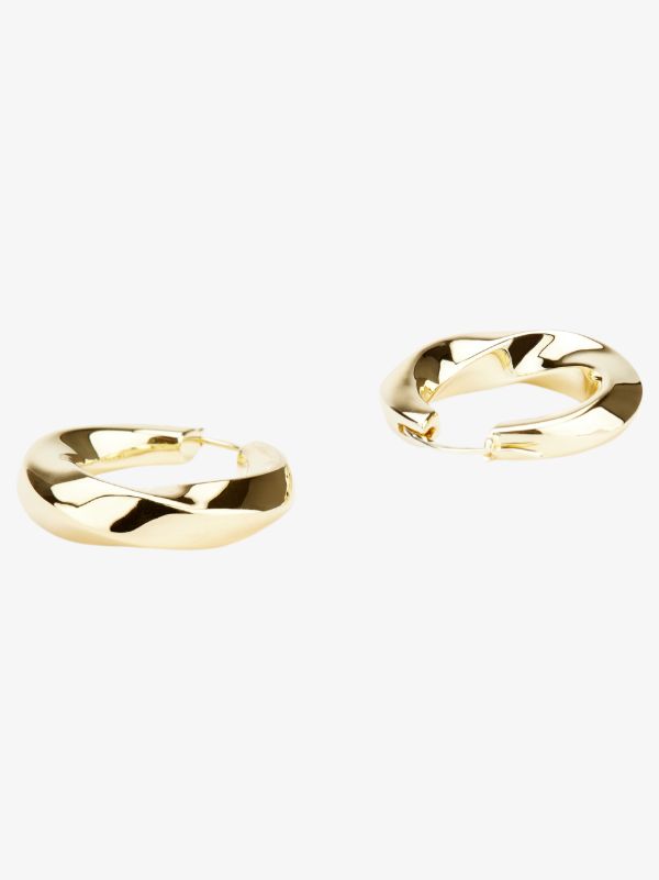 Browns Tom Wood Gold-plated Infinity Hoop Earrings | Browns Earrings
