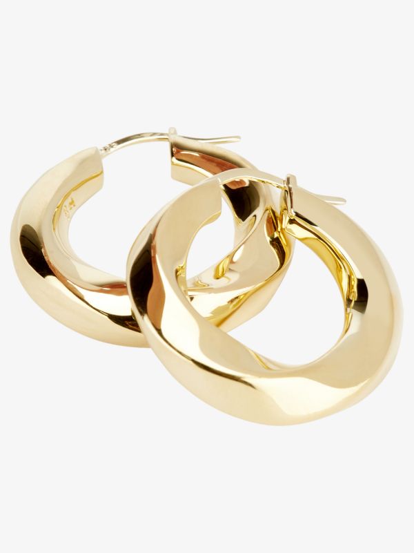 Browns Tom Wood Gold-plated Infinity Hoop Earrings | Browns Earrings