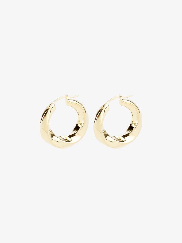 browns Tom Wood gold-plated Infinity hoop earrings | Browns Earrings