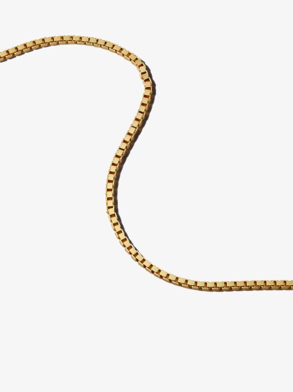 Browns Tom Wood Gold-plated Square Chain Necklace | Browns Necklaces