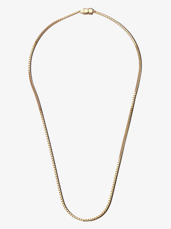 browns Tom Wood gold-plated Square chain necklace | Browns Necklaces