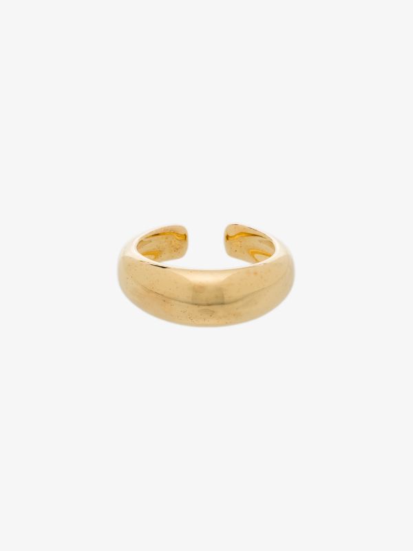 browns Tom Wood gold-plated thick ear cuff | Browns Earrings