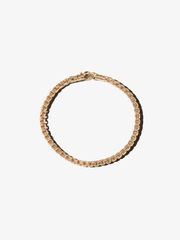 Browns Tom Wood Gold-plated Venetian Double M Chain Bracelet | Browns Bracelets