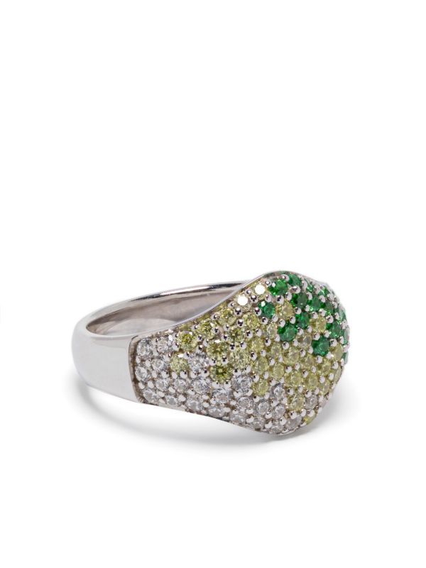 browns Tom Wood Mini Oval cocktail ring | Browns Rings