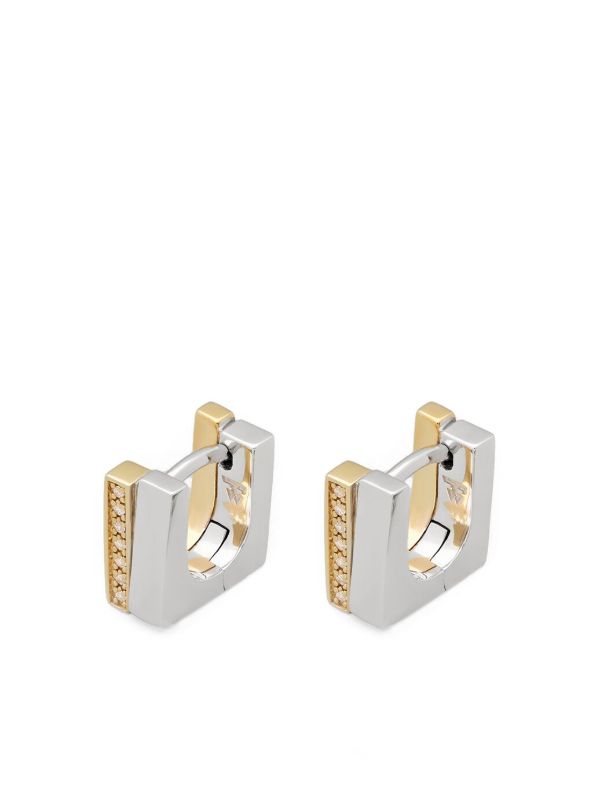 browns Tom Wood Step Huggies Earrings | Browns Earrings