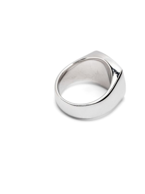 Browns Tom Wood Sterling Silver Athena Onyx Ring | Browns Rings