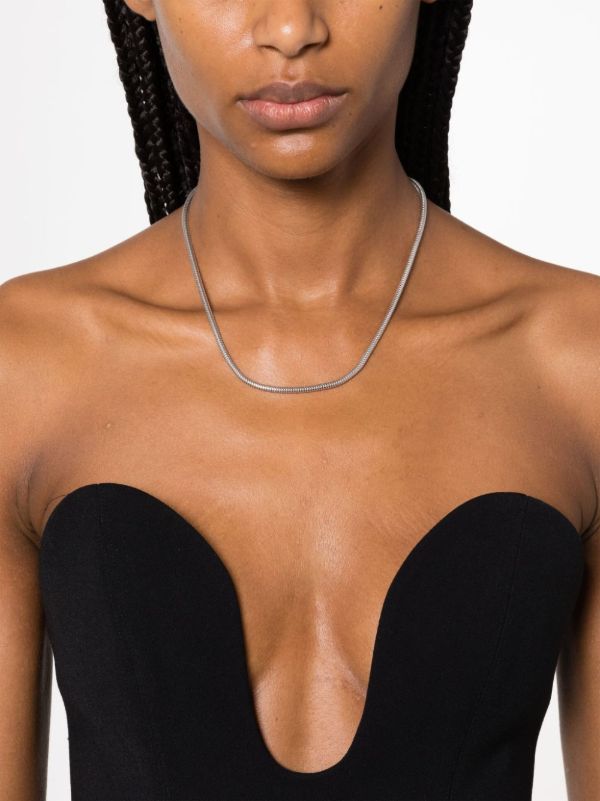 Browns Tom Wood Sterling Silver Chain Necklace | Browns Necklaces