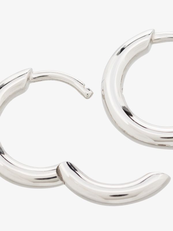 Browns Tom Wood Sterling Silver Classic Small Hoop Earrings | Browns Earrings