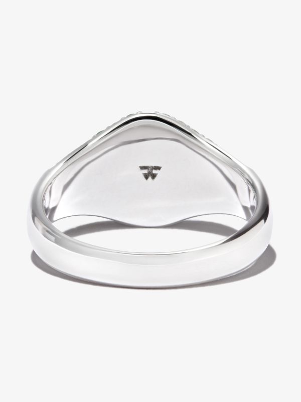 Browns Tom Wood Sterling Silver Mini Crystal Cocktail Ring | Browns Rings
