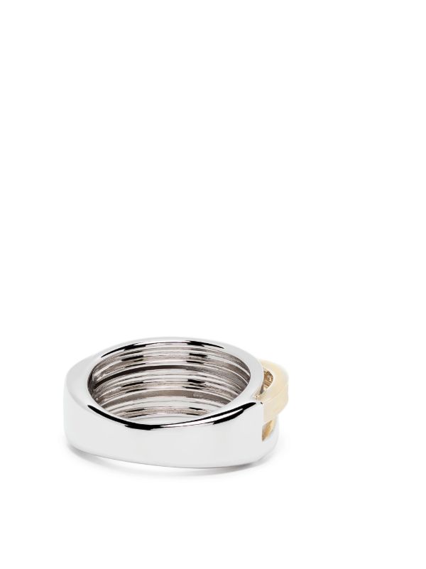 Browns Tom Wood Sterling Silver Orb Slim Duo Ring | Browns Rings