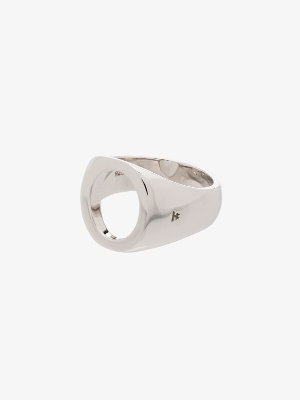 browns Tom Wood sterling silver oval open ring | Browns Rings