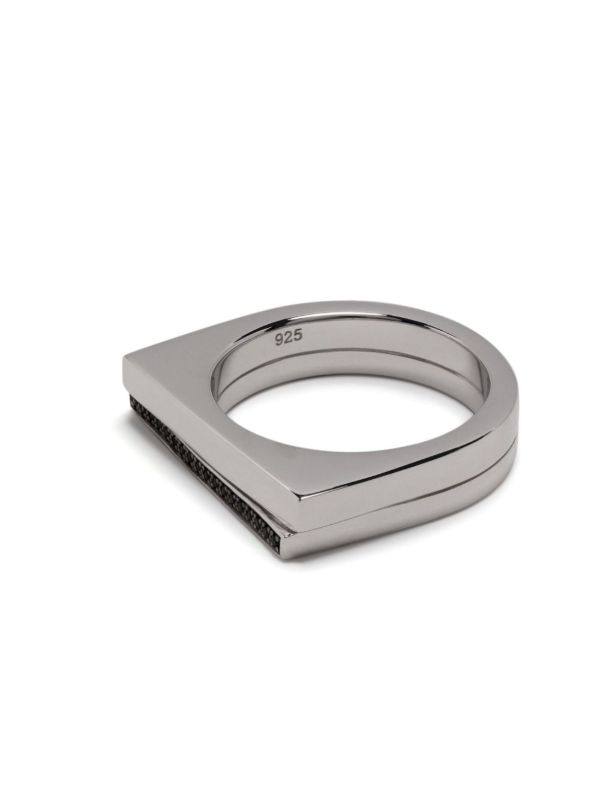 Browns Tom Wood Sterling Silver Step Spinel Ring | Browns Rings