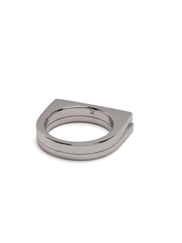Browns Tom Wood Sterling Silver Step Spinel Ring | Browns Rings