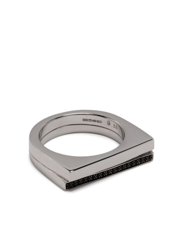 browns Tom Wood sterling silver Step spinel ring | Browns Rings