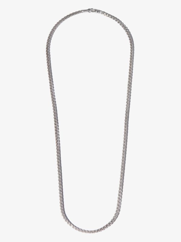 browns Tom Wood sterling silver Venetian Double M chain necklace | Browns Necklaces