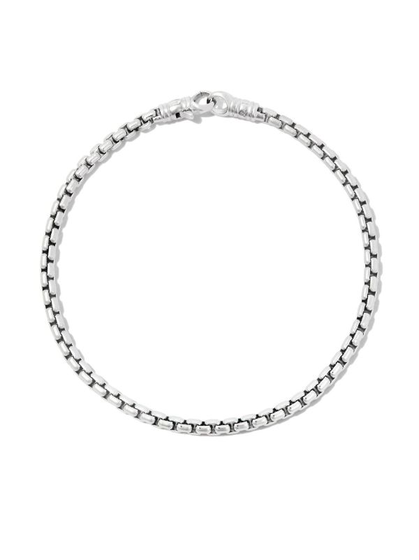 browns Tom Wood Sterling Silver Venetian Single M Bracelet | Browns Bracelets
