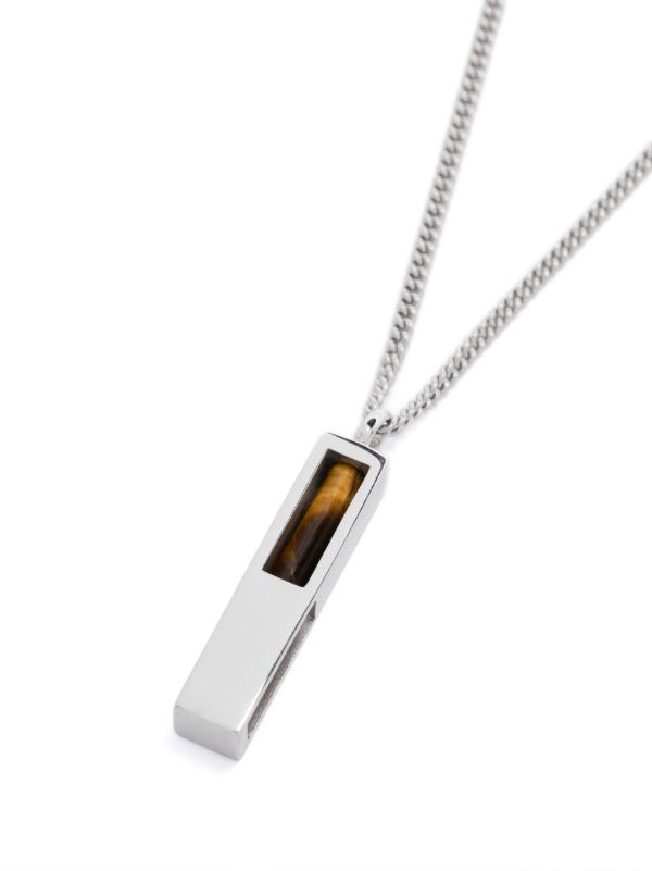 Browns Tom Wood Tiger Eye-Pendant Necklace | Browns Necklaces