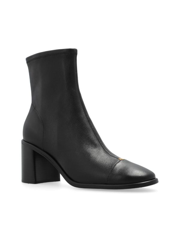 Browns Tory Burch 70mm Appliqué Logo Ankle Boots | Browns Boots