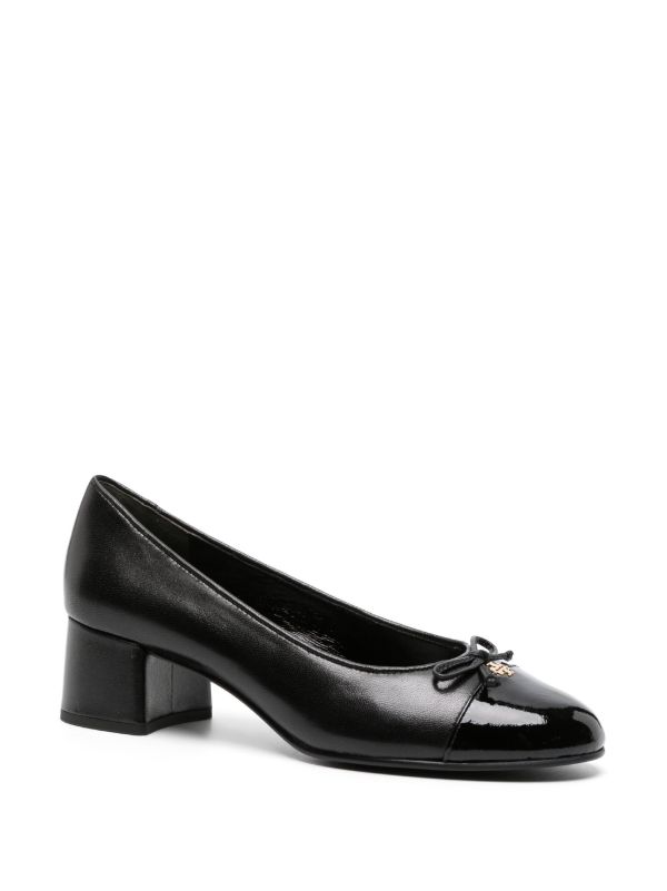 Browns Tory Burch Black 45 Leather Pumps | Browns Pumps