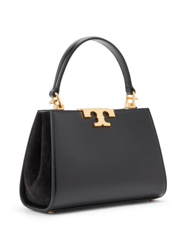 Browns Tory Burch Black Eleanor Mini Satchel Bag | Browns Messenger & Crossbody Bags