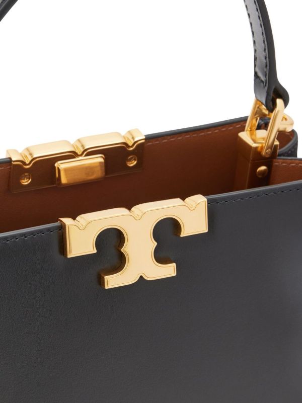 Browns Tory Burch Black Eleanor Mini Satchel Bag | Browns Messenger & Crossbody Bags