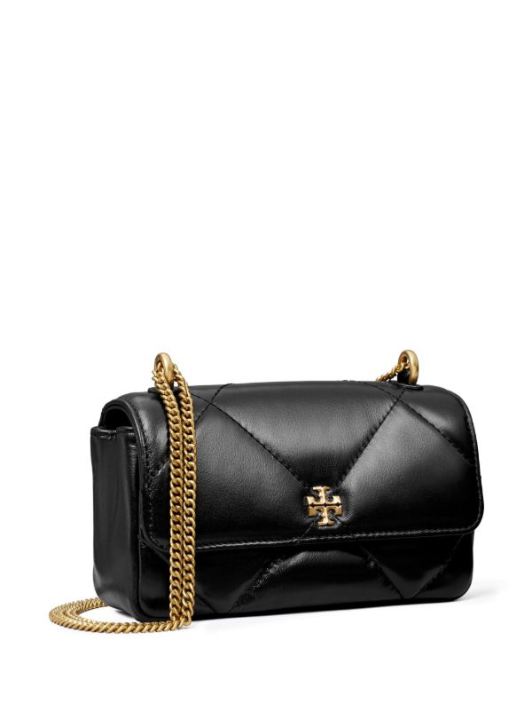 Browns Tory Burch Black Kira Diamond Quilt Shoulder Bag | Browns Shoulder Bags