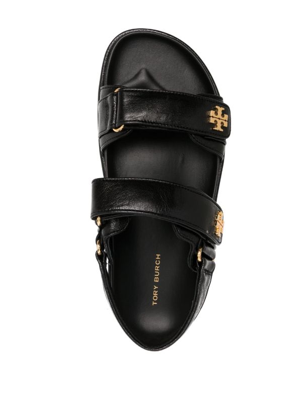 Browns Tory Burch Black Kira Leather Sandals | Browns Sandals