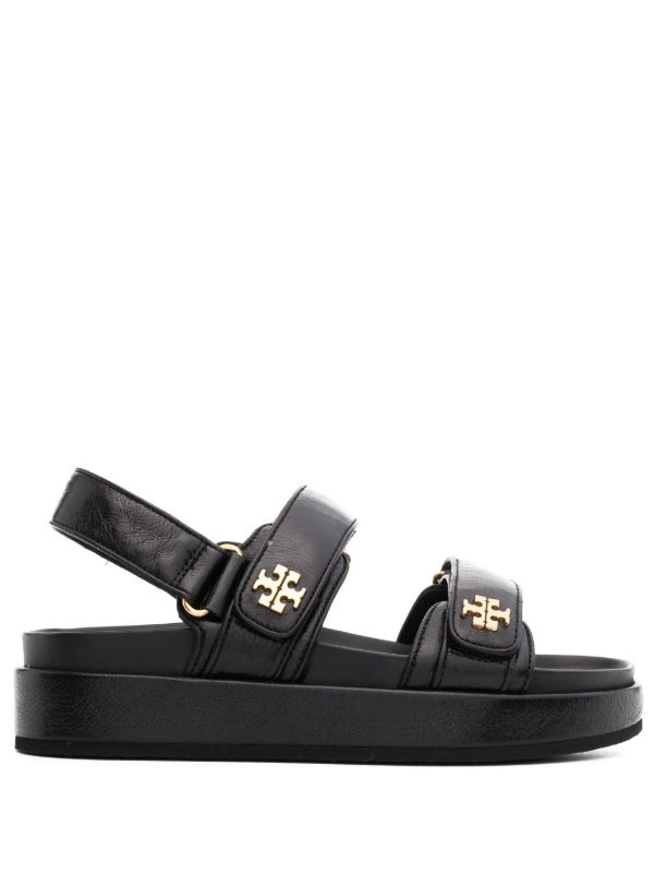 browns Tory Burch Black Kira Leather Sandals | Browns Sandals