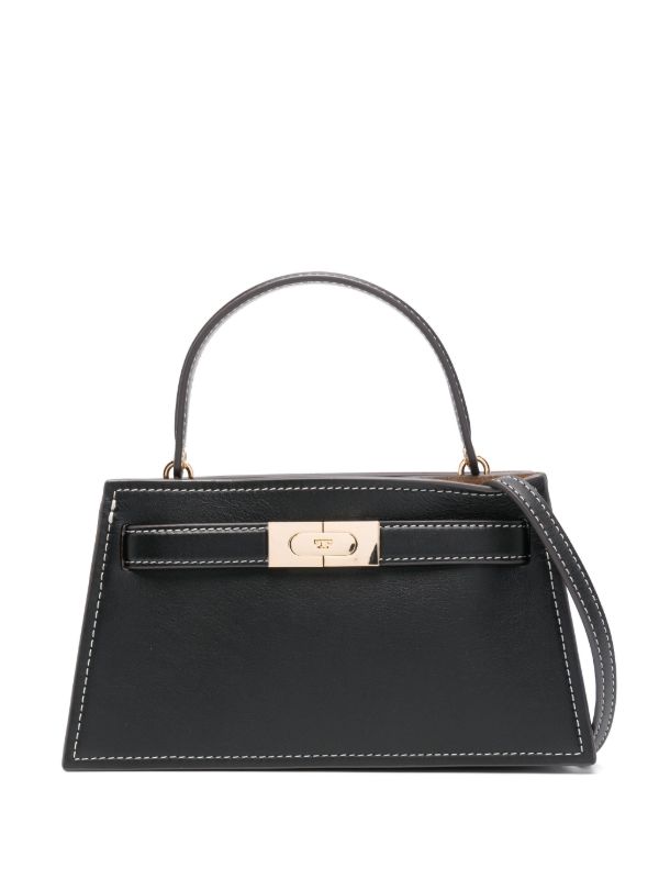 browns Tory Burch Black Lee Radziwill Handbag | Browns Tote Bags