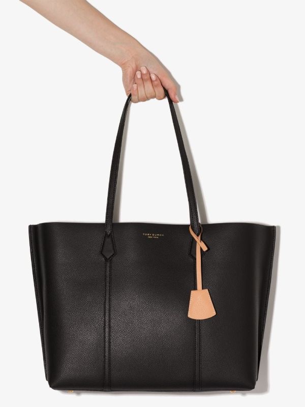 browns Tory Burch Black Perry triple compartment tote bag | Browns Tote Bags