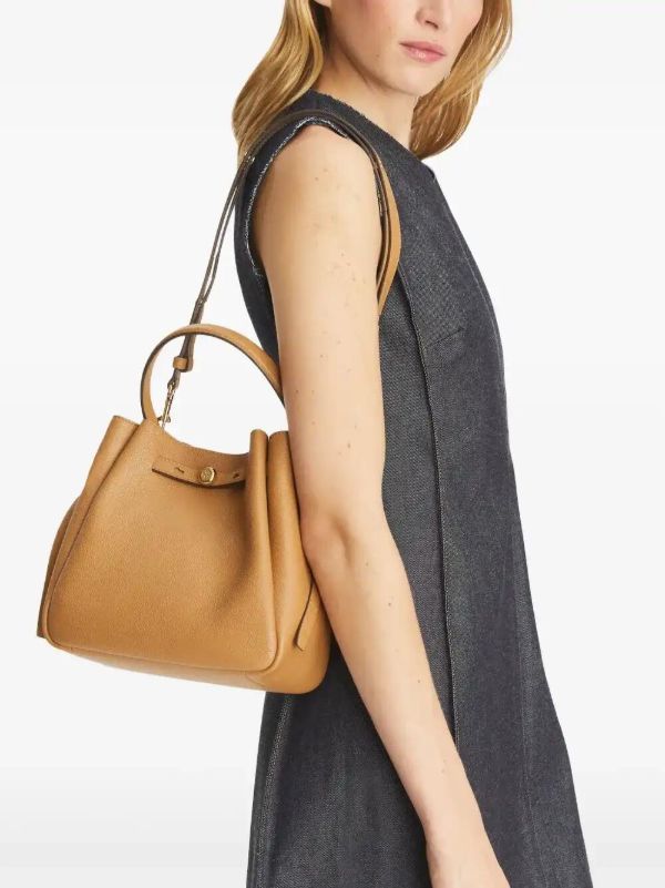 Browns Tory Burch Brown Romy Bucket Bag | Browns Bucket Bags