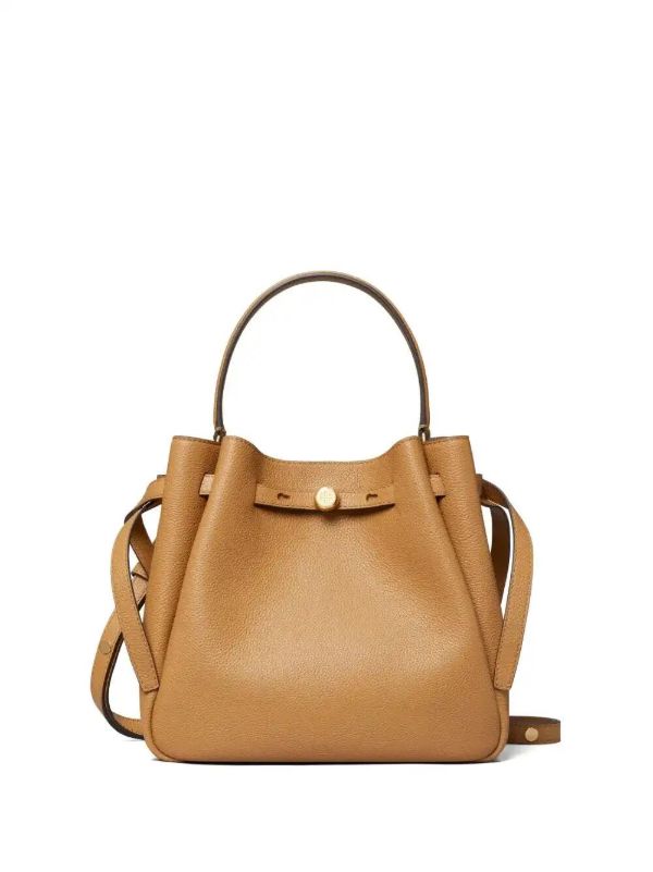 browns Tory Burch Brown Romy Bucket Bag | Browns Bucket Bags