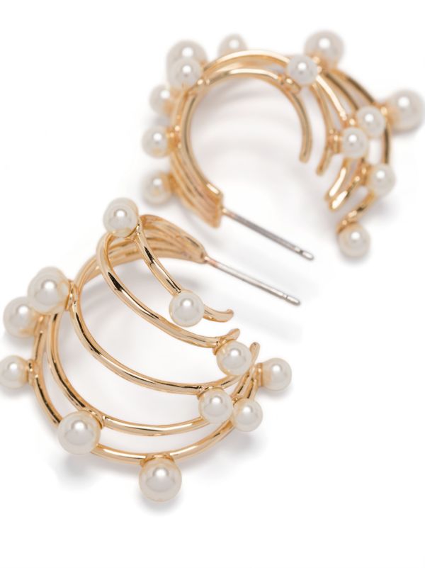 Browns Tory Burch Faux-pearl-embellished Earrings | Browns Earrings