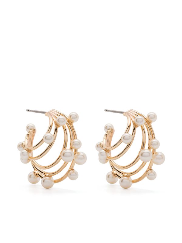 browns Tory Burch faux-pearl-embellished earrings | Browns Earrings